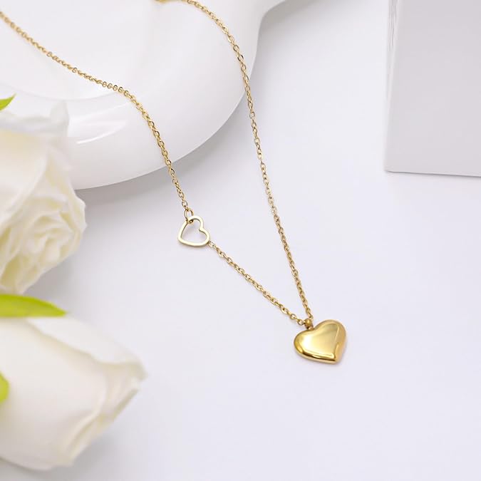 full diamond heart necklace