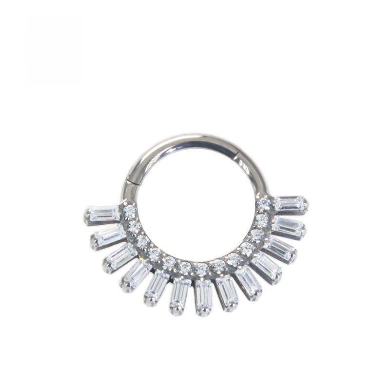 Crown Wing Butterfly Nose Piercing Jewelry