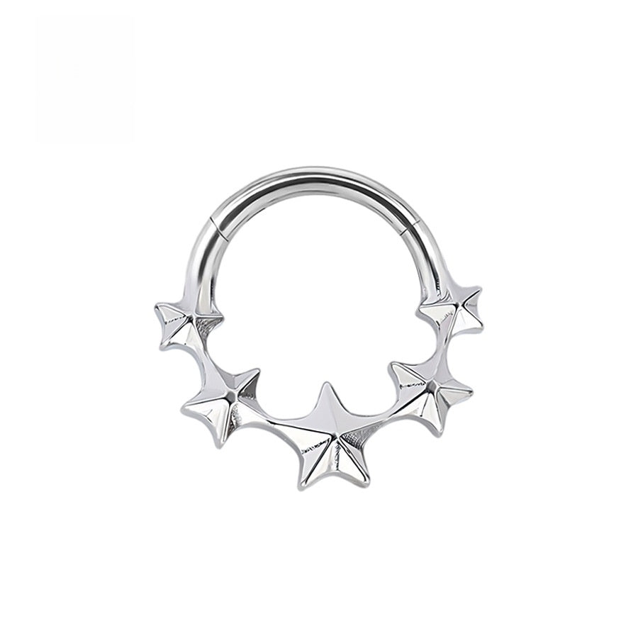 Crown Wing Butterfly Nose Piercing Jewelry