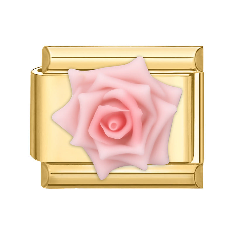 Gold Base Colorful DIY Jewelry Charms for Bracelets Anklets Rings