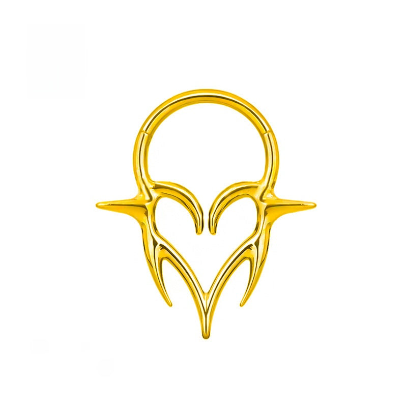 Crown Wing Butterfly Nose Piercing Jewelry