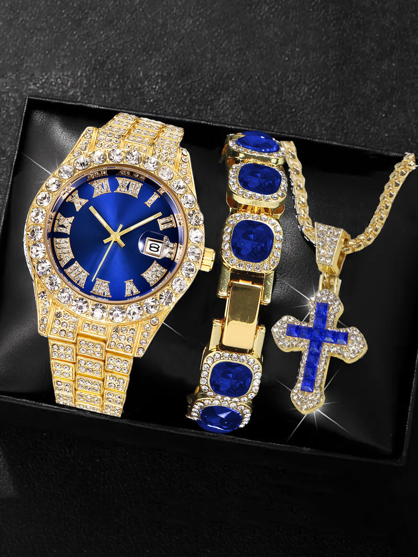 Diamond-Encrusted Quartz Watches