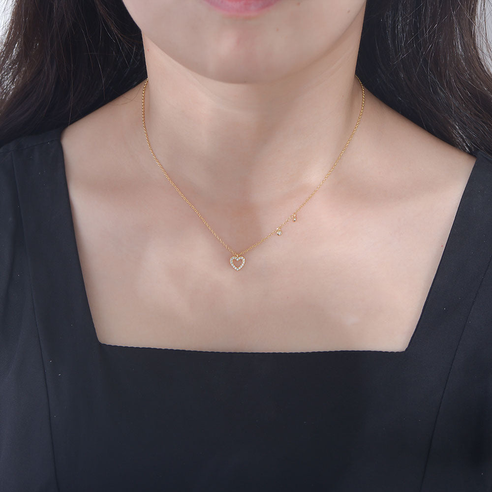 Heart Diamond Necklace