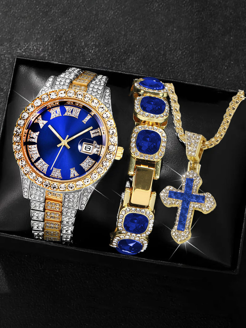 Diamond-Encrusted Quartz Watches