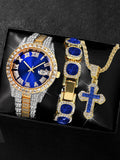 Diamond-Encrusted Quartz Watches