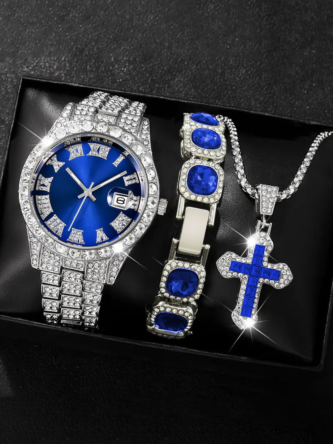 Diamond-Encrusted Quartz Watches