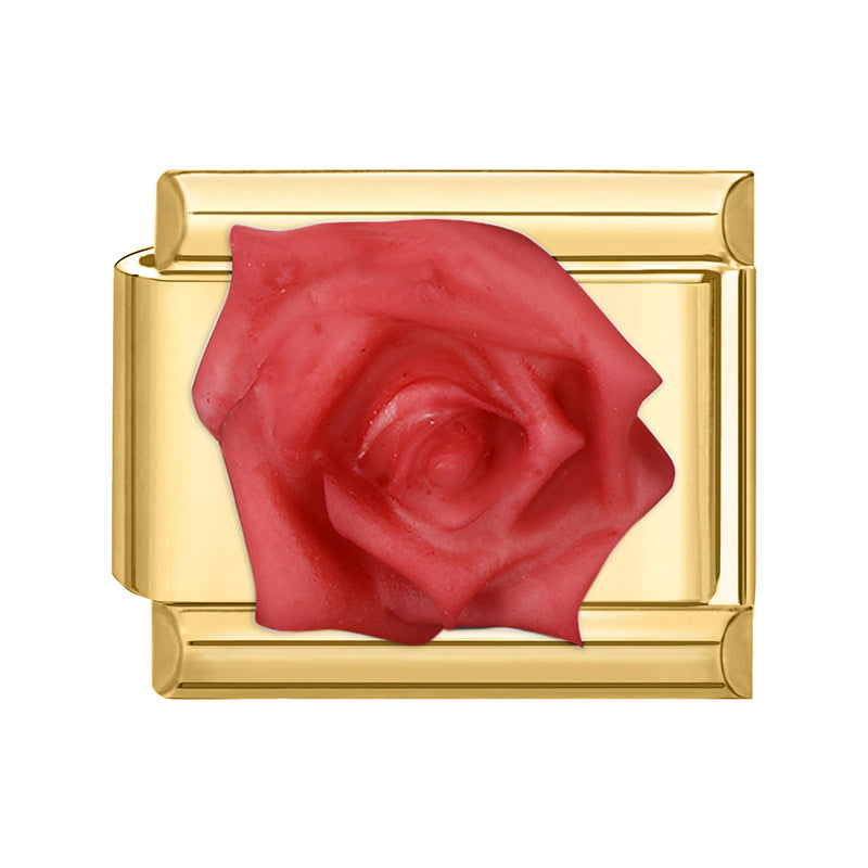 Gold Base Colorful DIY Jewelry Charms for Bracelets Anklets Rings