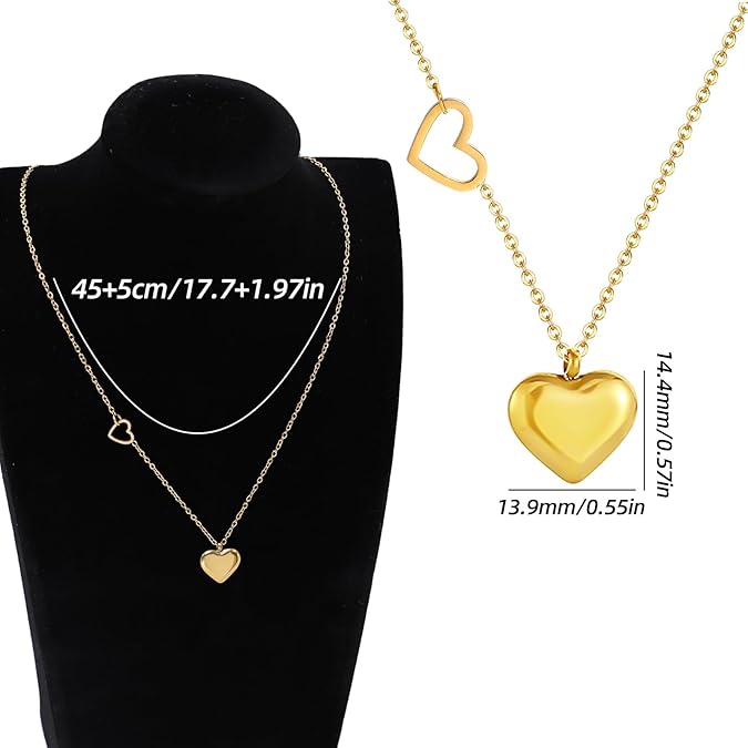 full diamond heart necklace