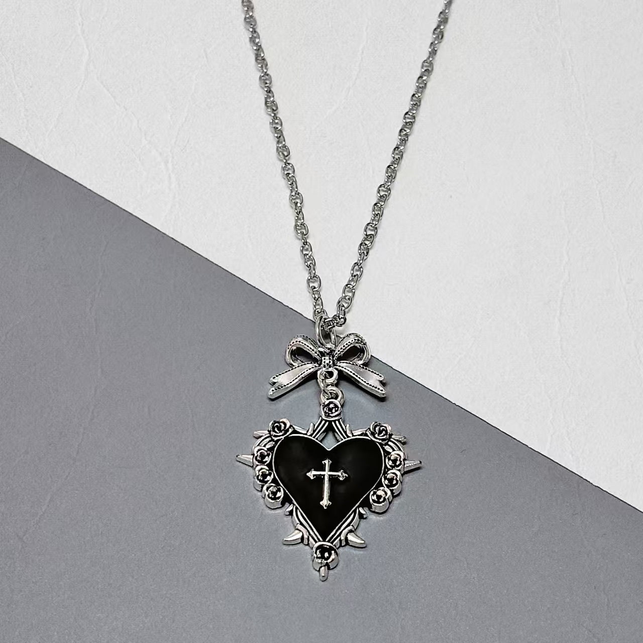 Gothic Punk Cross Necklace