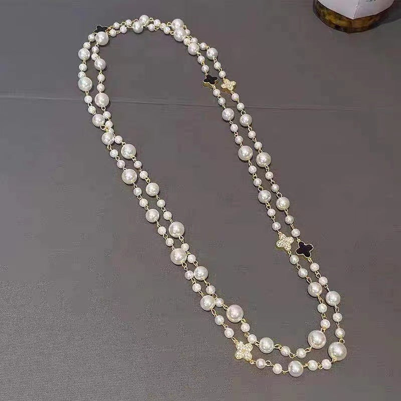 💎 Signature Beaded Pearl Necklace