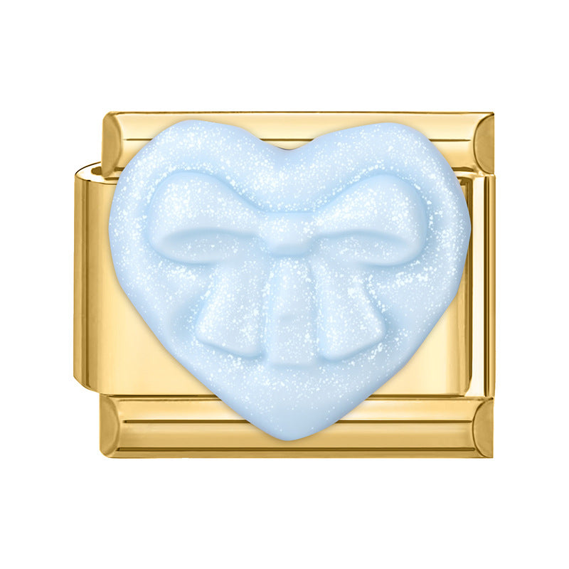 Gold Base Colorful DIY Jewelry Charms for Bracelets Anklets Rings