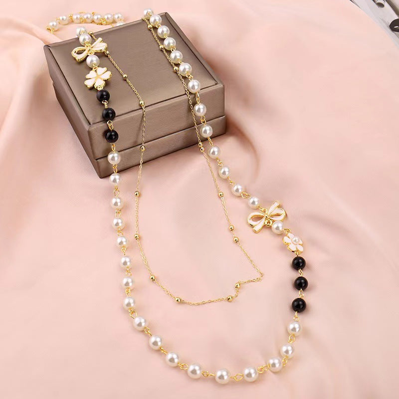 💎 Signature Beaded Pearl Necklace