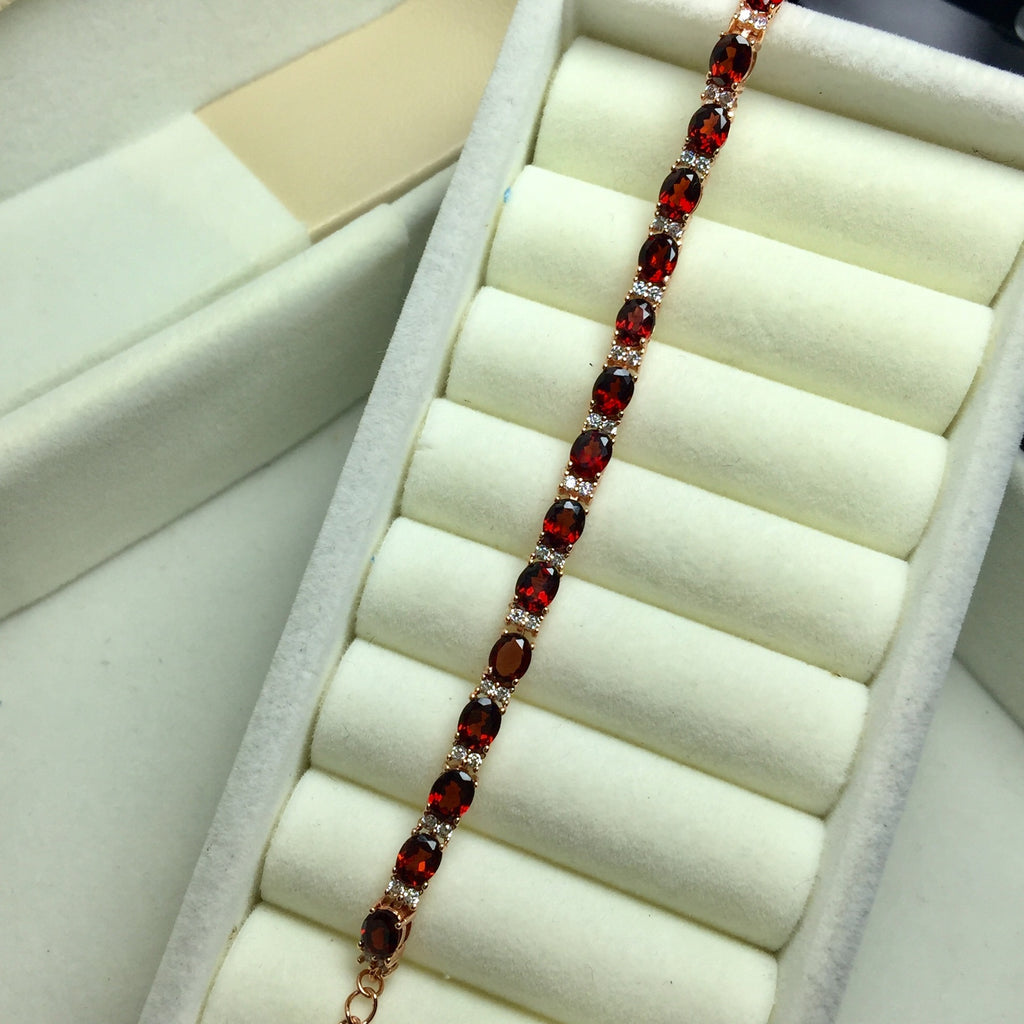 Colored Gemstone Jewelry Bracelet