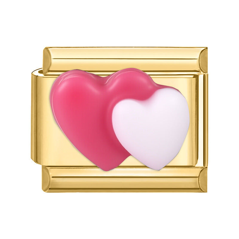 Gold Base Colorful DIY Jewelry Charms for Bracelets Anklets Rings