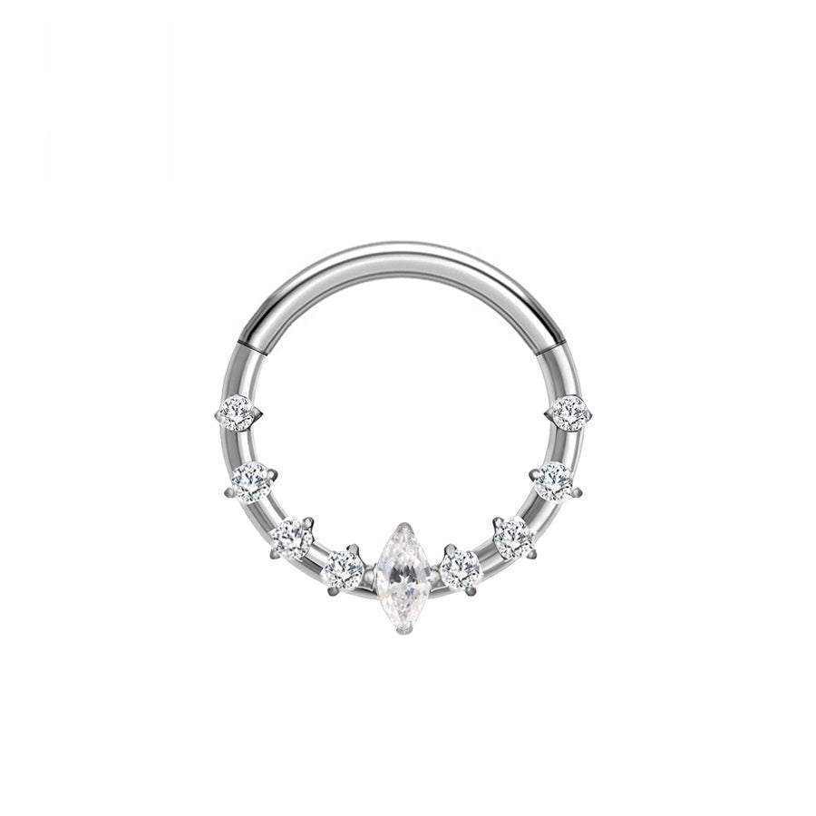 Crown Wing Butterfly Nose Piercing Jewelry