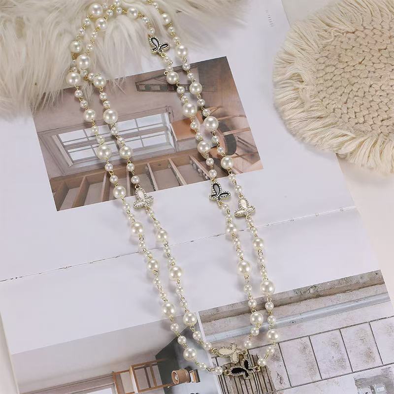 💎 Signature Beaded Pearl Necklace