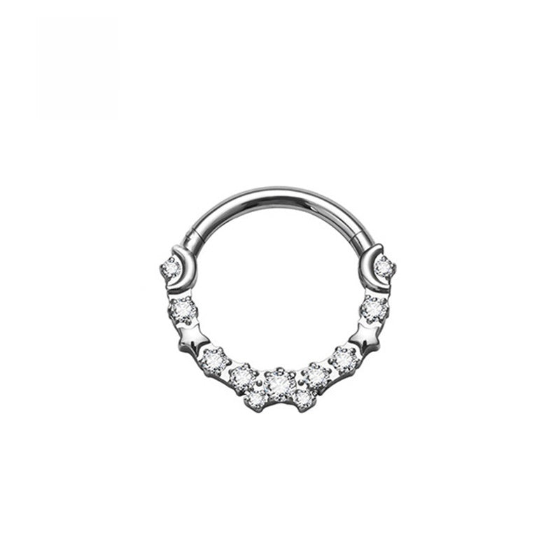 Crown Wing Butterfly Nose Piercing Jewelry