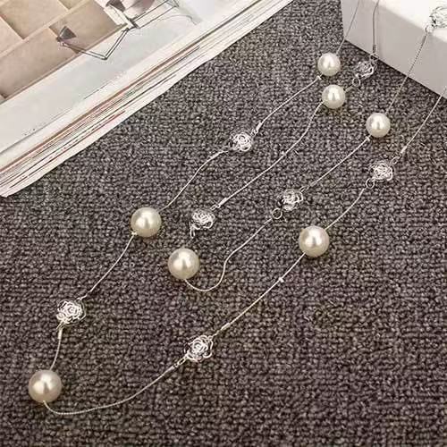 💎 Signature Beaded Pearl Necklace