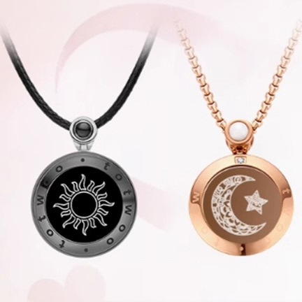 Smart Agate Necklace with Remote Vibration