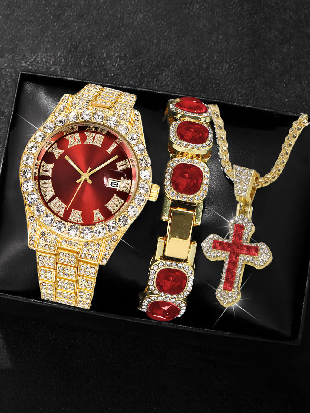 Diamond-Encrusted Quartz Watches