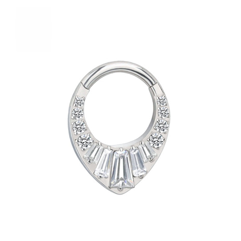 Crown Wing Butterfly Nose Piercing Jewelry