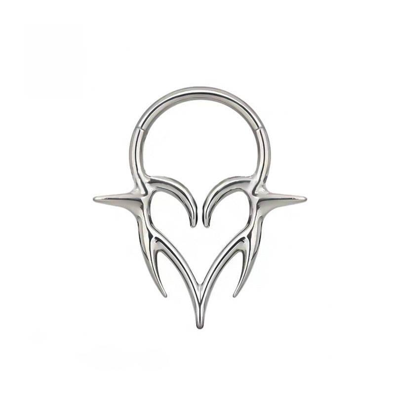 Crown Wing Butterfly Nose Piercing Jewelry