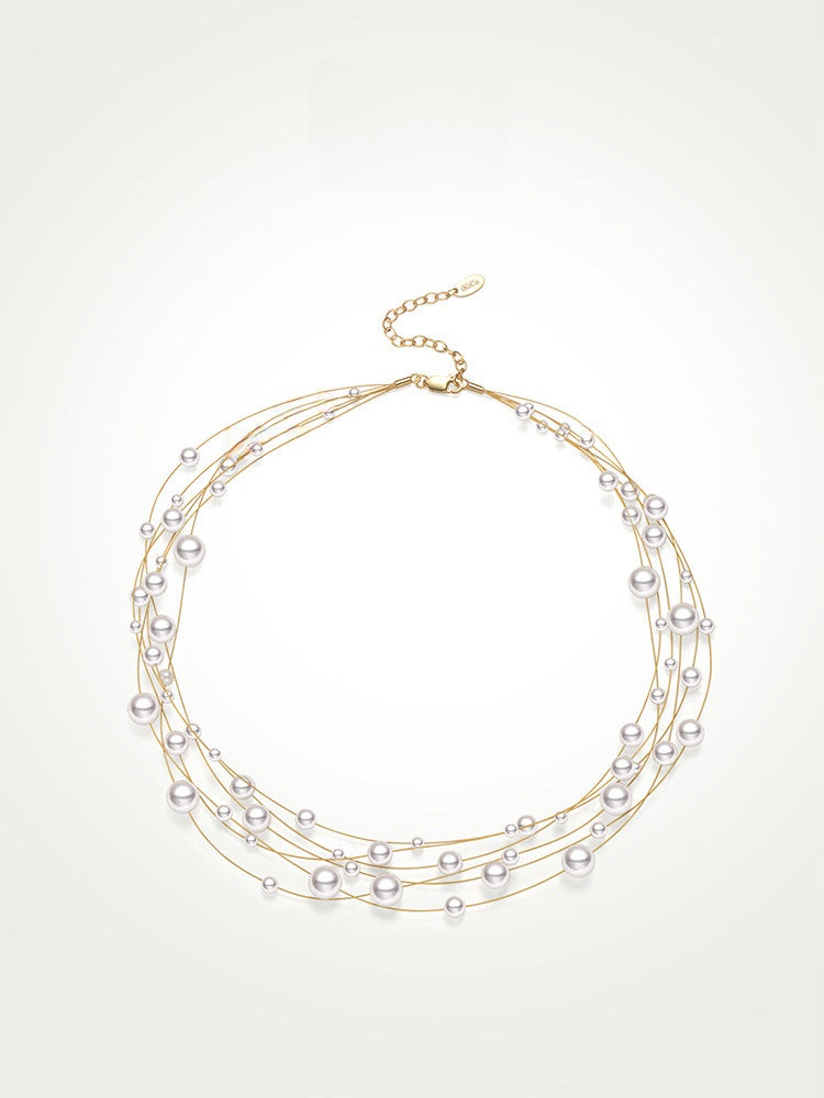 Women's Starry Sky Pearl Necklace