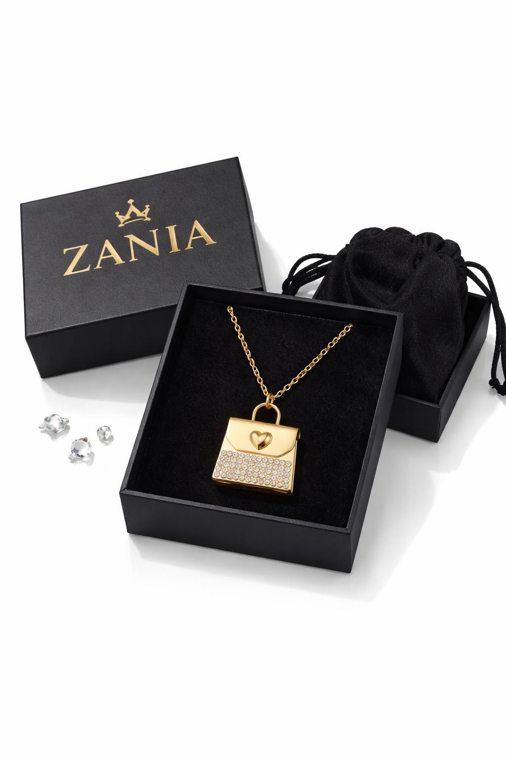 ZANIA Luxury Love Letter Envelope Necklace