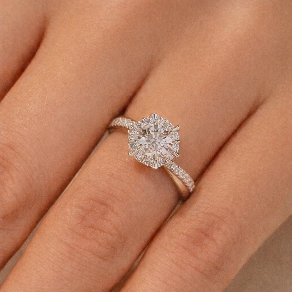 Diamond Simulant Ring