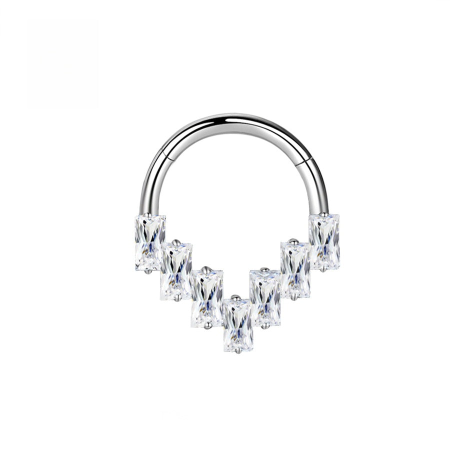 Crown Wing Butterfly Nose Piercing Jewelry