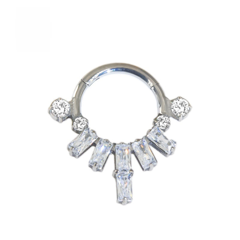 Crown Wing Butterfly Nose Piercing Jewelry