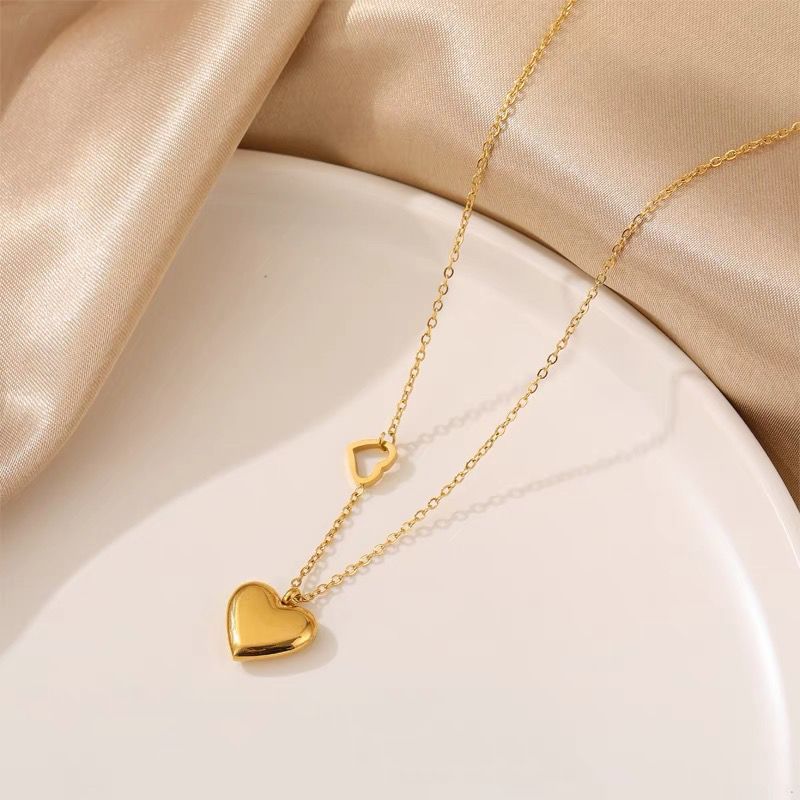 full diamond heart necklace