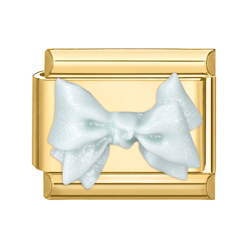 Gold Base Colorful DIY Jewelry Charms for Bracelets Anklets Rings