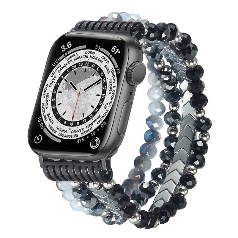 Apple Watch Jewelry Beaded Strap with Arrow Design