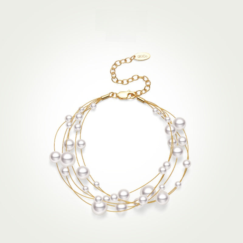 Women's Starry Sky Pearl Necklace