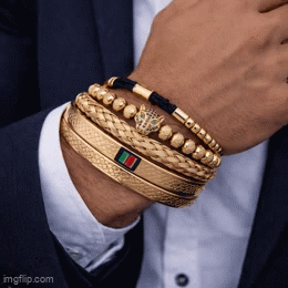 luxury leopard head bracelet