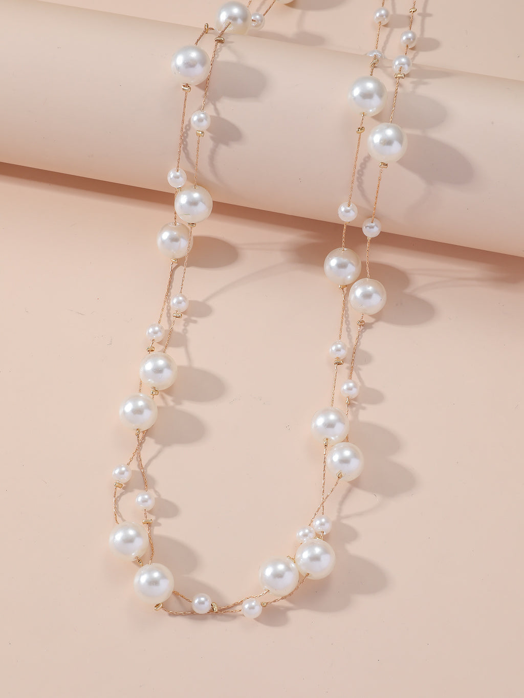 💎 Signature Beaded Pearl Necklace
