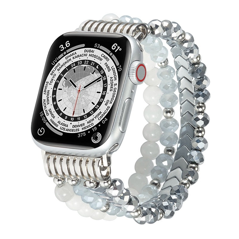 Apple Watch Jewelry Beaded Strap with Arrow Design