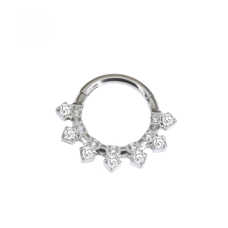 Crown Wing Butterfly Nose Piercing Jewelry