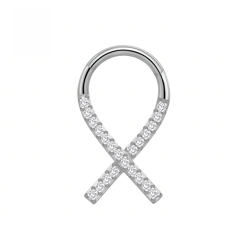 Crown Wing Butterfly Nose Piercing Jewelry