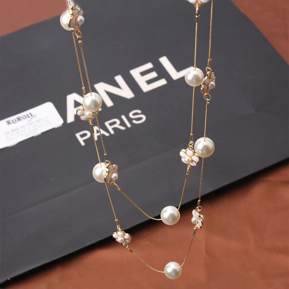 💎 Signature Beaded Pearl Necklace