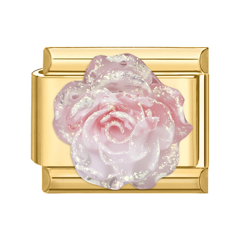 Gold Base Colorful DIY Jewelry Charms for Bracelets Anklets Rings