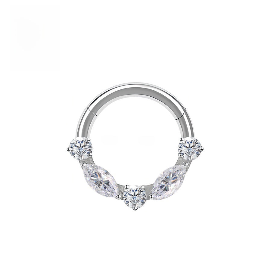 Crown Wing Butterfly Nose Piercing Jewelry