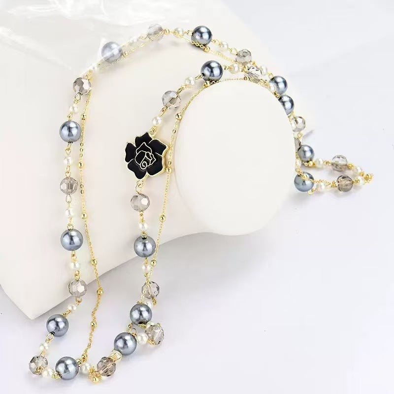 💎 Signature Beaded Pearl Necklace