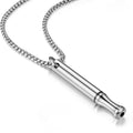 Stainless steel stress-relieving necklace
